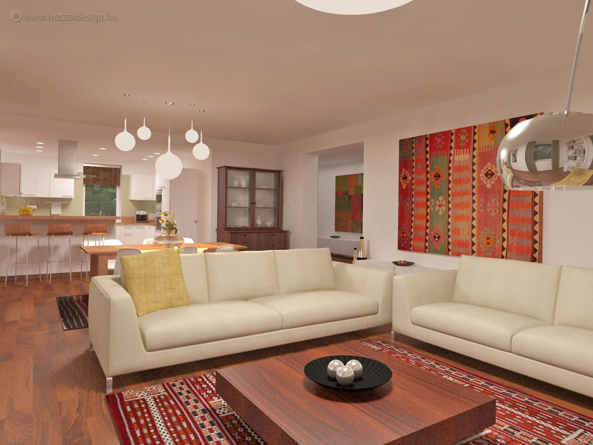 EgyterŰ konyha nappali ÃtkezÅ hÃczei design