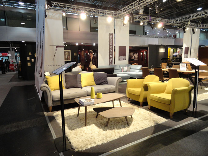 Bécsi design-túra, szürke-sárga nappali